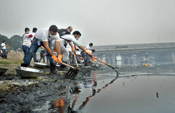 Yamuna River Cleaning Drive