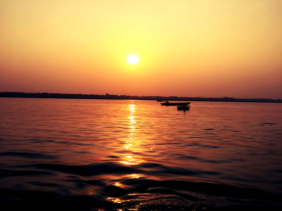 Sacred Ganga at sunrise